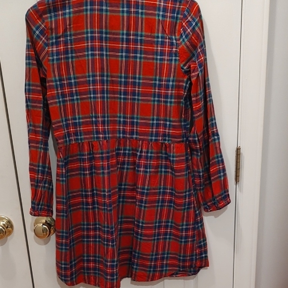 Old Navy Red Plaid Dress - Picture 4 of 4
